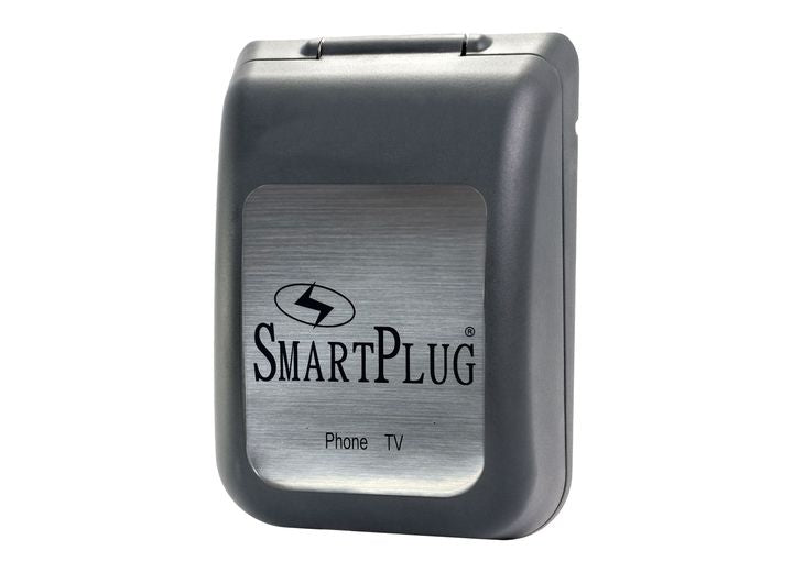 SmartPlug SINGLE COAX-TV /INTERNET CONNECTOR W/NON-METALLIC DOOR /BLACK