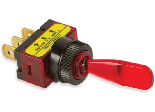 Battery Doctor AUTOMOTIVE ILLUMINATED TOGGLE SWITCH-20A-RED