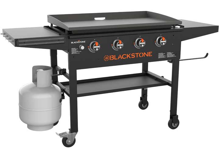 Blackstone ORIGINAL 36IN GRIDDLE  (SIDE SHELVES, MAGNETIC STRIPS, PAPER TOWEL HOLDER)