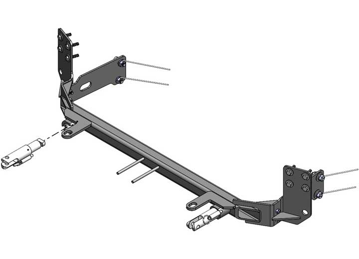 Blue Ox 24-C TRAILBLAZER(INCLUDES ADAPTIVE CRUISE CONTROL  TOP SHUTTERS  AND TURBO)BASEPLATE BLACK