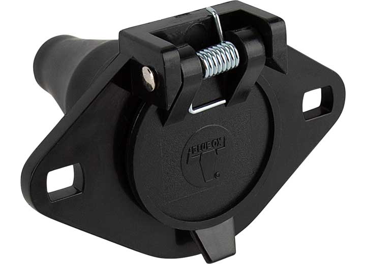 Blue Ox KIT, 6 PIN CONNECTOR, BLACK PLASTIC, SINGLE