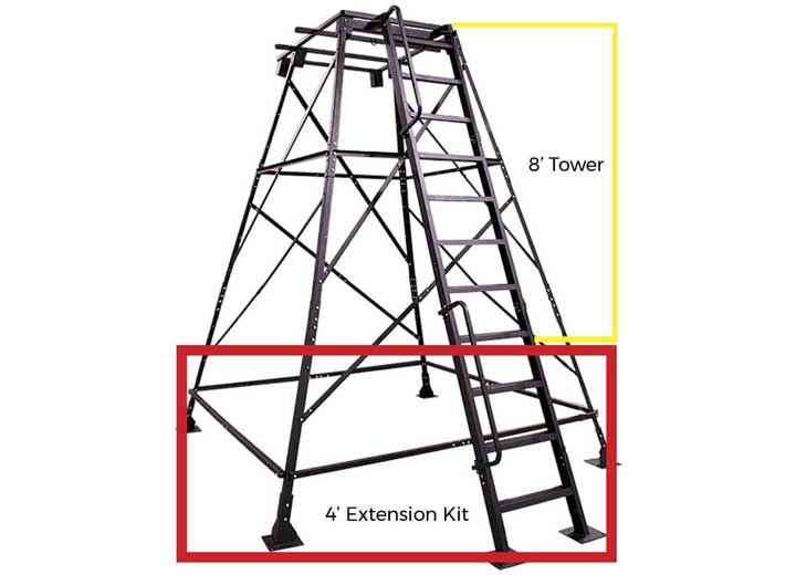 Banks Outdoors 4 ft. Extension for 8 ft. Tower System