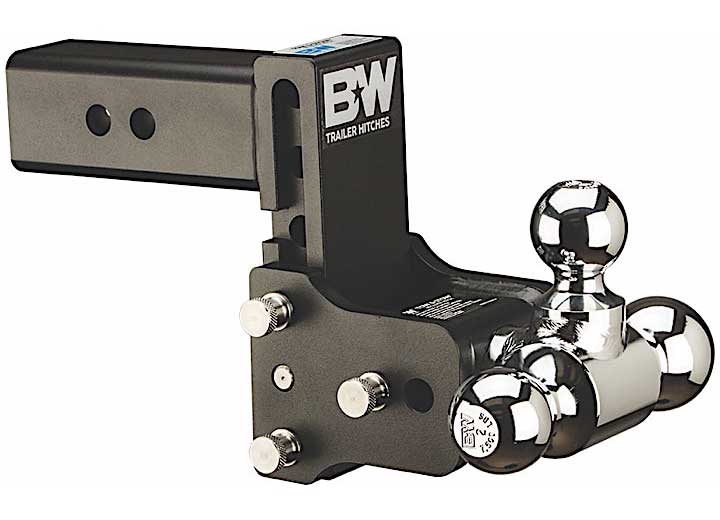 B & W Trailer Hitches CLASS V 2 1/2IN RECEIVER BLACK TOW & STOW 8IN MODEL 5IN DROP 5.5IN RISE TRI-BALL