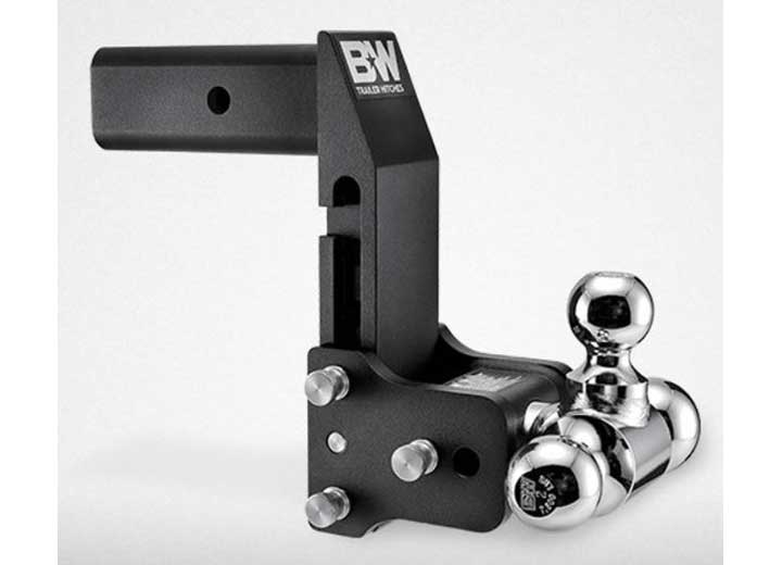B & W Trailer Hitches CLASS V 2 1/2IN RECEIVER BLACK FOR GM MULTI-PRO TAILGATE 7IN DROP/7.5IN RISE TRI-BALL