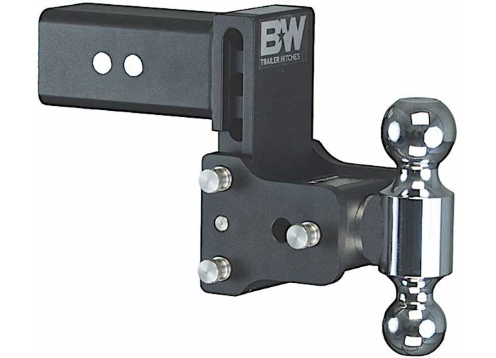 B & W Trailer Hitches CLASS V 3IN RECEIVER BLACK TOW & STOW 8IN MODEL 4.5IN DROP 4IN RISE 2 & 2 5/16IN BALLS