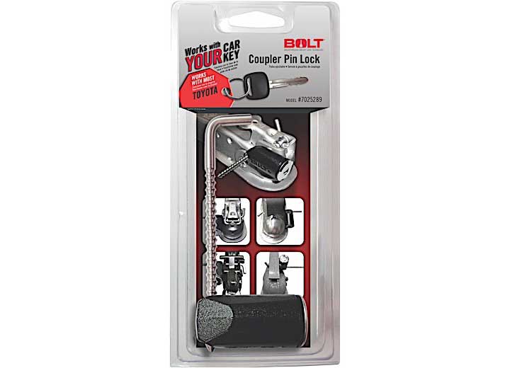 Bolt Lock (CLAMSHELL)TOYOTA VEHICLES COUPLER PIN LOCK (NOT COMPATIABLE WITH TOYOTA EMERGEN