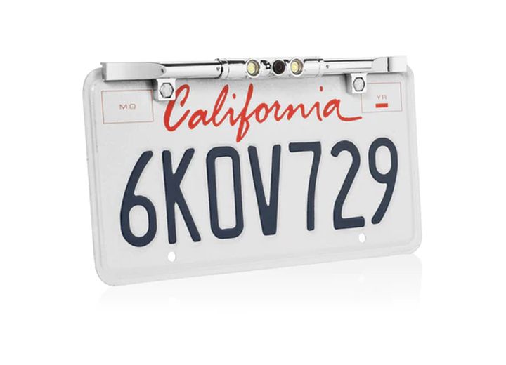 Boyo/Vision Tech ULTRA SLIM BAR TYPE LICENSE PLATE BACK UP CAMERA W ACTIVE PARKING LINES AND LED LIGHTS