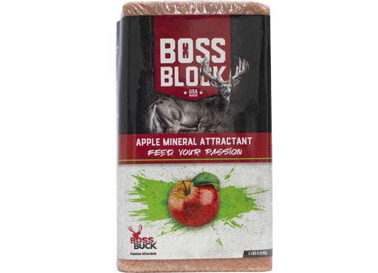 Boss Buck BOSS BLOCK - APPLE MINERAL ATTRACTANT BLOCK - 4 LB