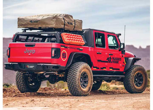Bushwacker 20-C GLADIATOR GORACK OVERLAND TRUCK RACK BLACK