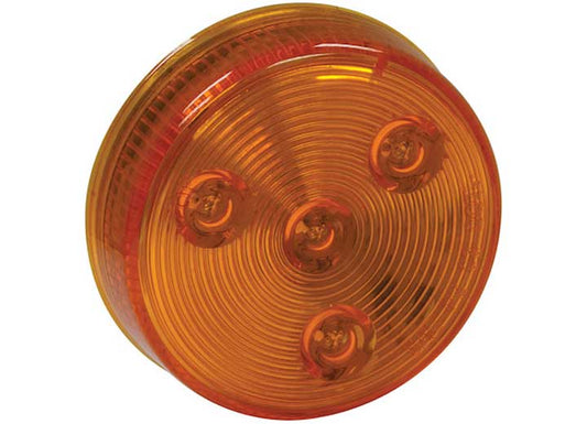 Buyers Products LIGHT,2.5RD,MARKER,4LED,AMBER,10 PC MULT