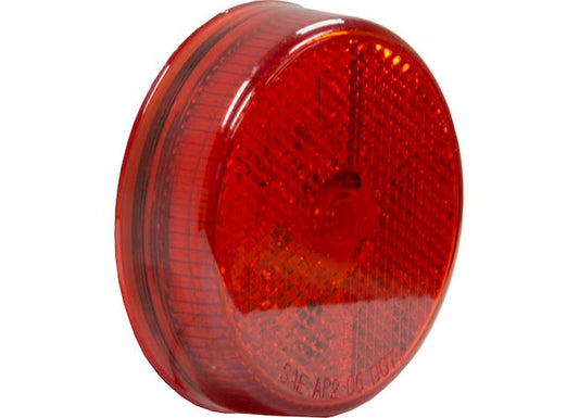 Buyers Products Light, 2.5 In. Rd, Marker, 4 Led, Red 10 Min