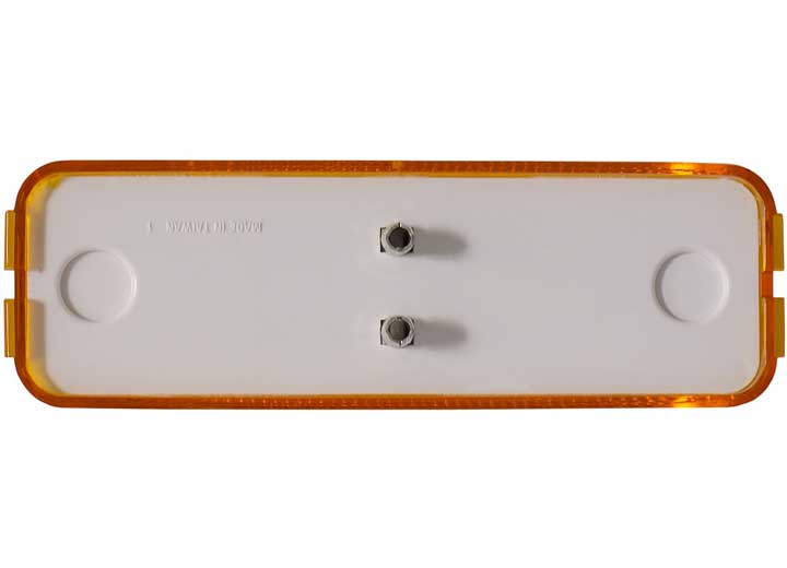 Buyers Products 3.75 INCH AMBER RECTANGULAR MARKER/CLEARANCE LIGHT WITH 2 LED