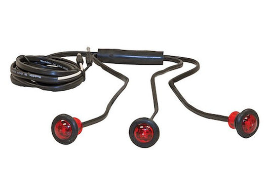 Buyers Products LIGHT, ID MARKER,(9) LED,RED,3/4IN, W/