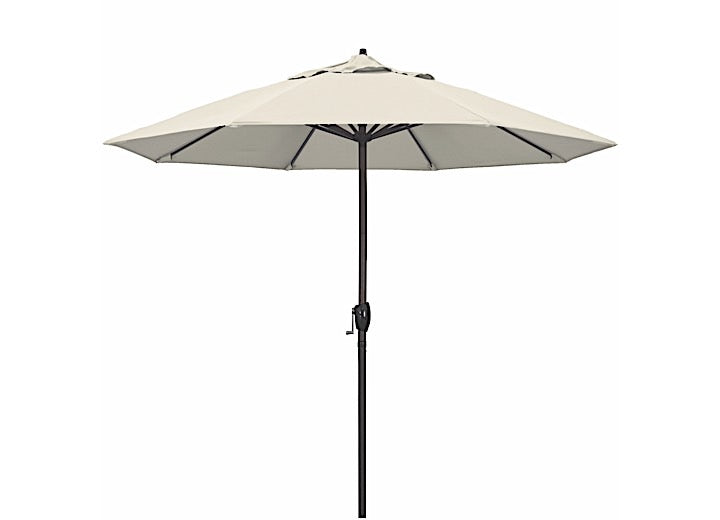 California Umbrella Casa Series 9 ft. Patio Umbrella - Antique Beige Olefin / Bronze