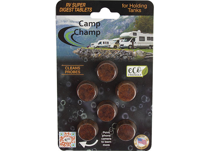 CAMP CHAMP RV SUPER DIGEST TABLETS 6 PER CARD