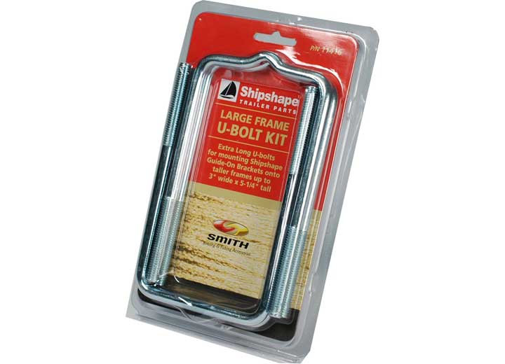 C.E. Smith Company PKG U-BOLT 3/8IN X 3-1/2IN X 6, 2 STRAIGHT AND 2 FORMED, SQUARE