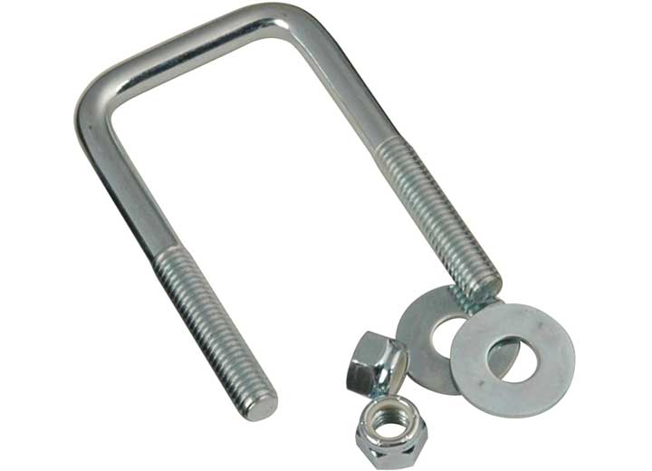 C.E. Smith Company PKG U-BOLT 7/16IN X 2-1/8IN X 4IN W/WASHERS & NUTS, SQUARE