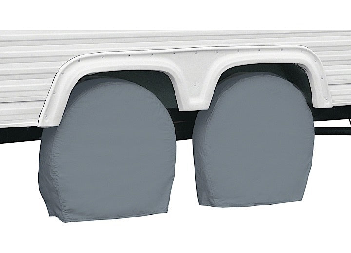 Classic Accessories RV WHEEL COVERS GREY- MDL 3- 2-CS