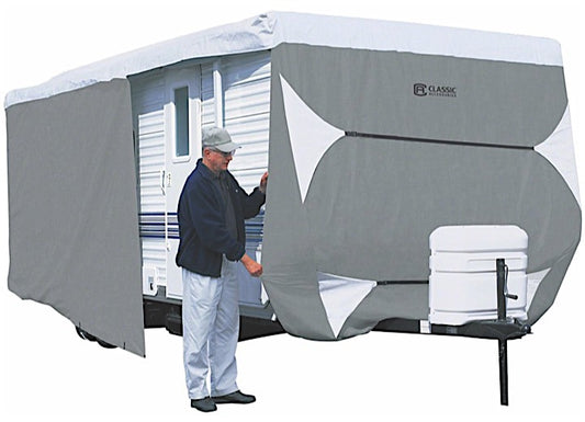 Classic Accessories TRAVEL TRAILER COVER GRYWHT-MDL 7T