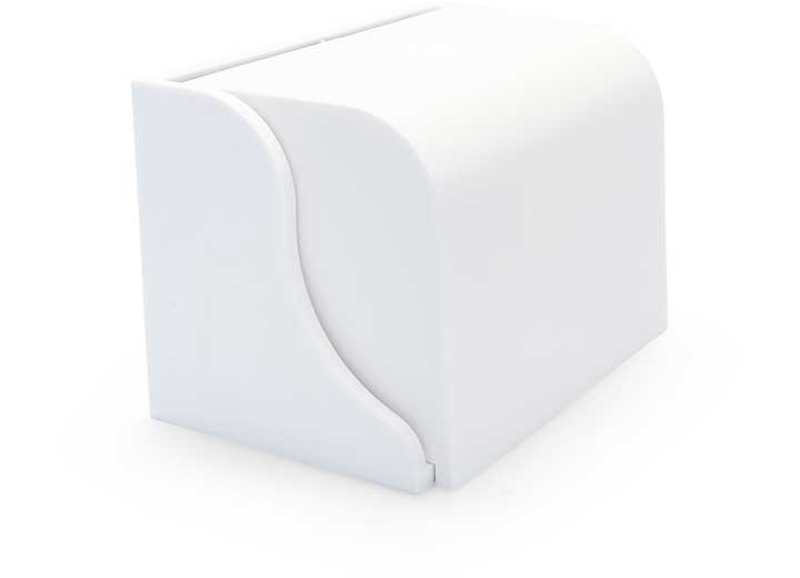 Camco Pop-A-Toothbrush Hygienic Toothbrush Holder for (2) Toothbrushes – White