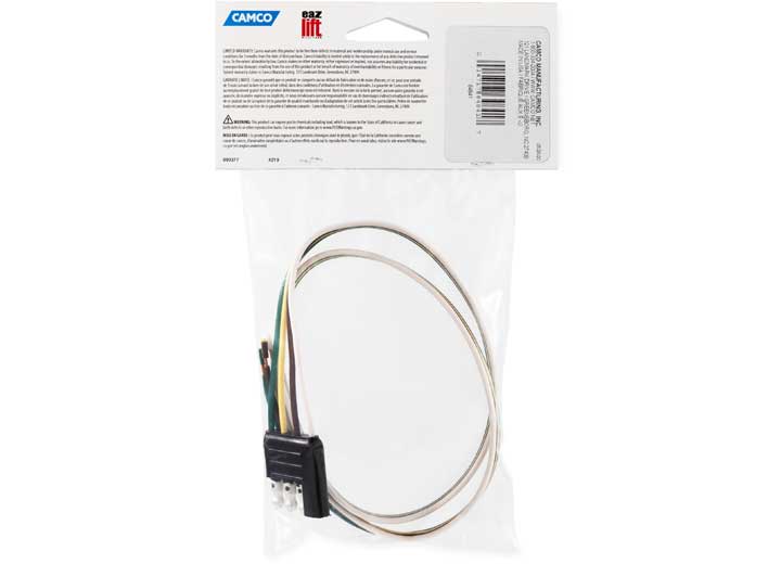 Camco TRAILER CONNECTOR - MALE  24IN WISHBONE HARNESS TRAILER END, 1/HDRBAG (EAZLIFT)