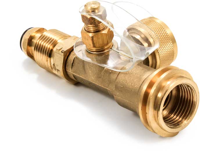 CAMCO BRASS TEE W/4 PORTS, CLAMSHELL