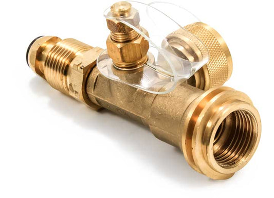 CAMCO BRASS TEE W/4 PORTS, CLAMSHELL