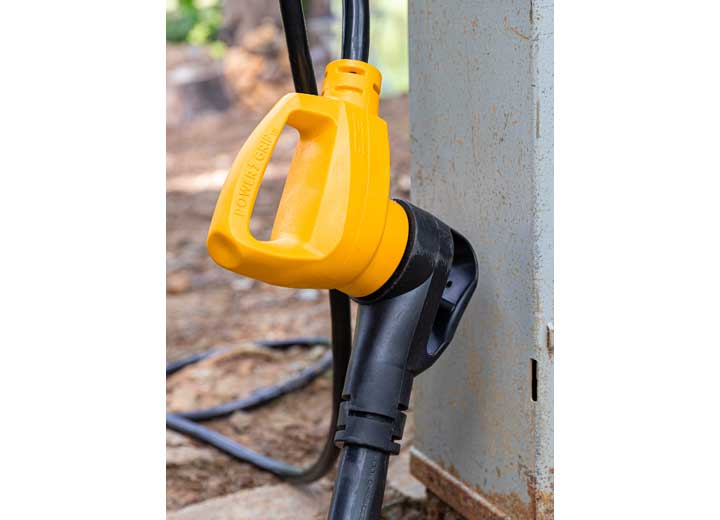 Camco Power Grip Dogbone Electrical Adapter - 30 Amp Male to 50 Amp Female (Carded)