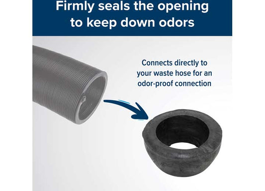 Camco RV Sewer Hose Seal - 4" x 3" Sponge Ring