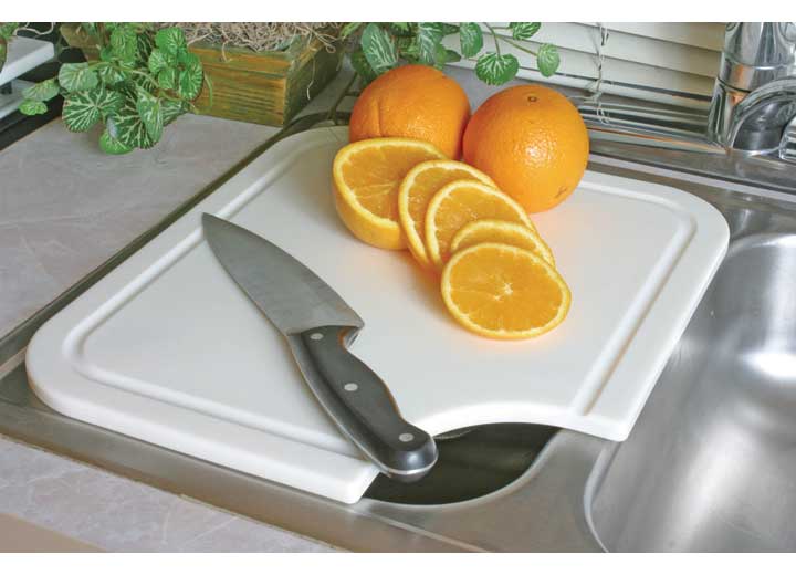 Camco SINK MATE CUTTING BOARD WHITE 12-1/2IN X 14-1/2IN