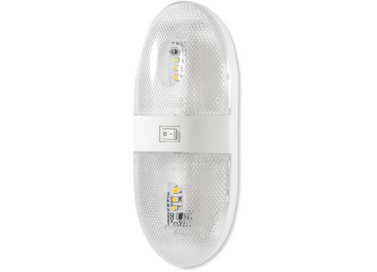 Camco LED,DOUBLE DOME LIGHT, 320LMN COMBINED (160LMN EA), CCSAUS