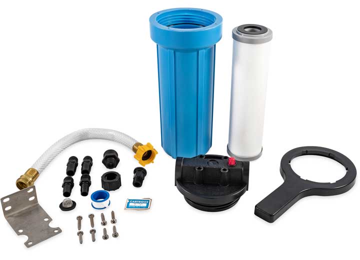 Camco EVO WATER FILTER FOR MARINE APPLICATIONS W/BARBS, LLC