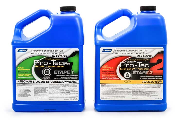Camco Pro-Tec RV Rubber Roof Care System (Bilingual)