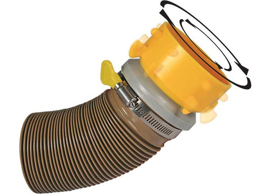 Camco Revolution Swivel Fitting - Lug Fitting with Twist-It Clamp