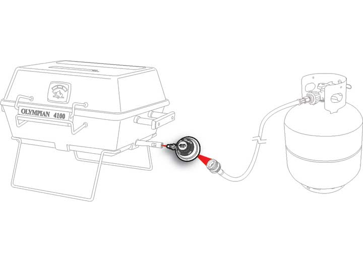 CAMCO PROPANE CONTROL VALVE REGULATOR