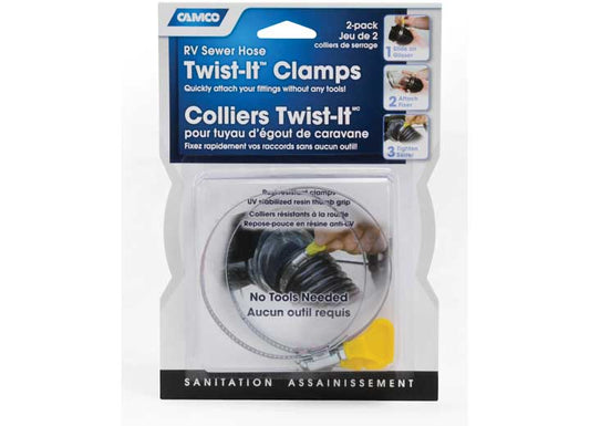 Camco CLAMP, 3IN TWIST-IT