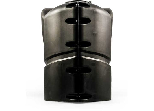 Camco RV Propane Tank Cover for two 20 lb. Steel Tanks – Black