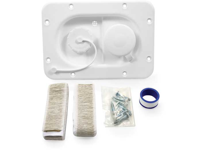Camco RECESSED FILL, GRAVITY & CITY-PLASTIC, WHITE