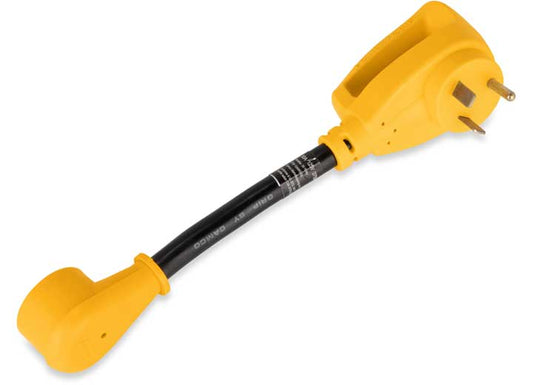 Camco 30M/15F AMP 12IN POWERGRIP DOGBONE 125V/1875W, 1/CARD, CSA