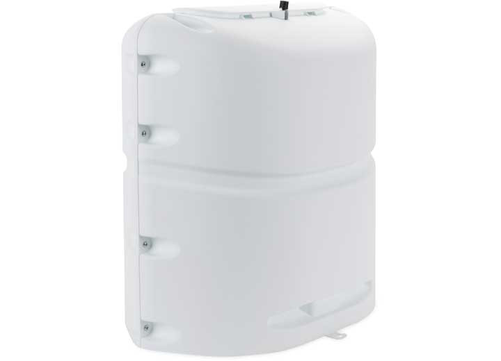 Camco RV Propane Tank Cover for one 20 lb. Steel Tank – Polar White