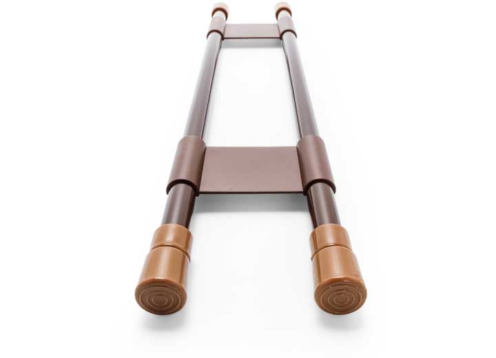 Camco Double Refrigerator Bar – Extends 16" to 28", Brown