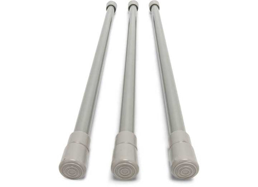 Camco Refrigerator Bar (3-Pack) – Extends 16" to 28", Gray