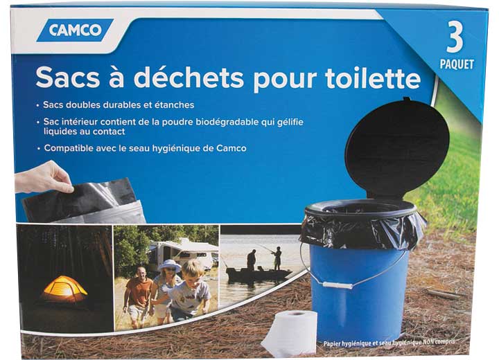 Camco TOILET BAG/3PACK BAG, (E/F)