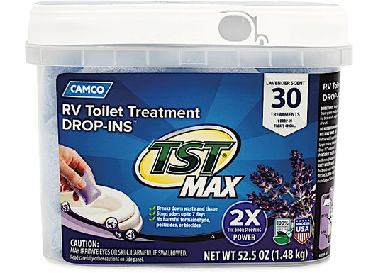 Camco TST MAX LAVENDER DROP-INS, 30/BUCKET (E/F)