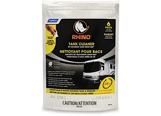 Camco RHINO HOLDING TANK CLEANER DROP-INS 6/BAG (E/F)