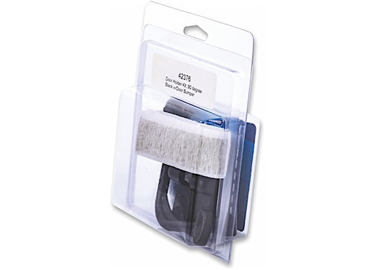 Camco DOOR HOLDER KIT, 90 DEGREE BLACK W/DOOR BUMPER