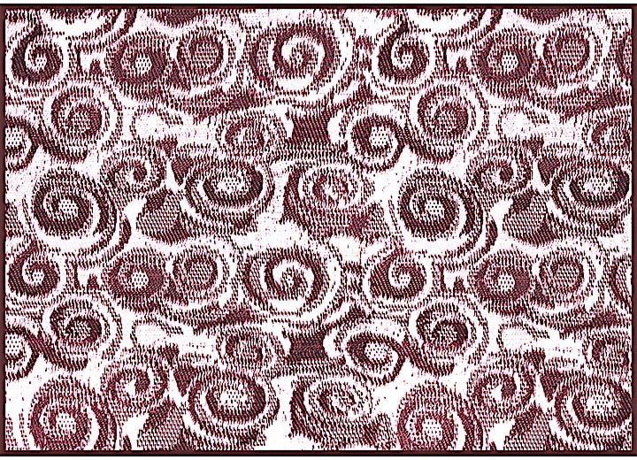 Camco Open Air Reversible Outdoor Mat - 8' x 16' Burgundy Swirl