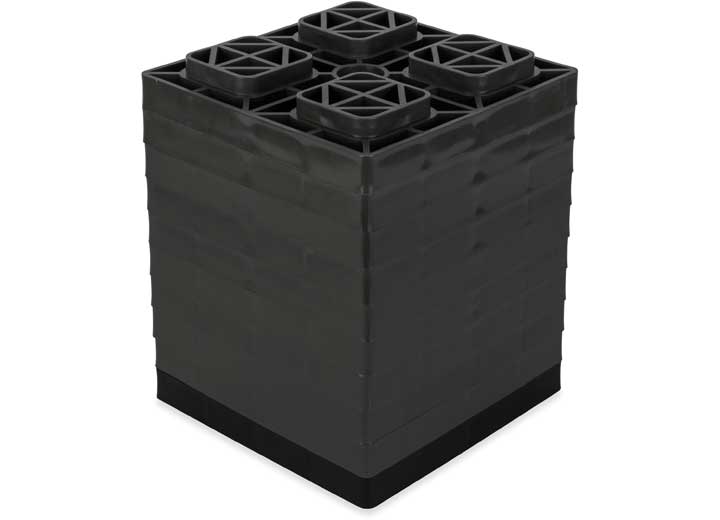 Camco FasTen Leveling Blocks (10-Pack) with T-Handle – 2x2, Brown