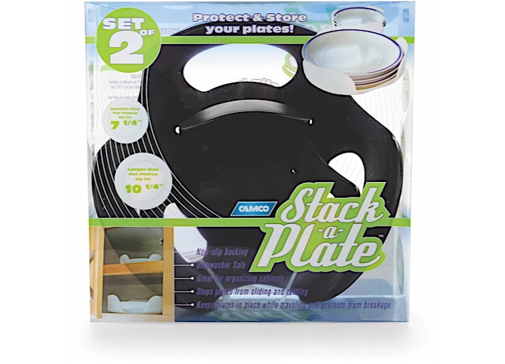 Camco STACK-A-PLATE, BLACK