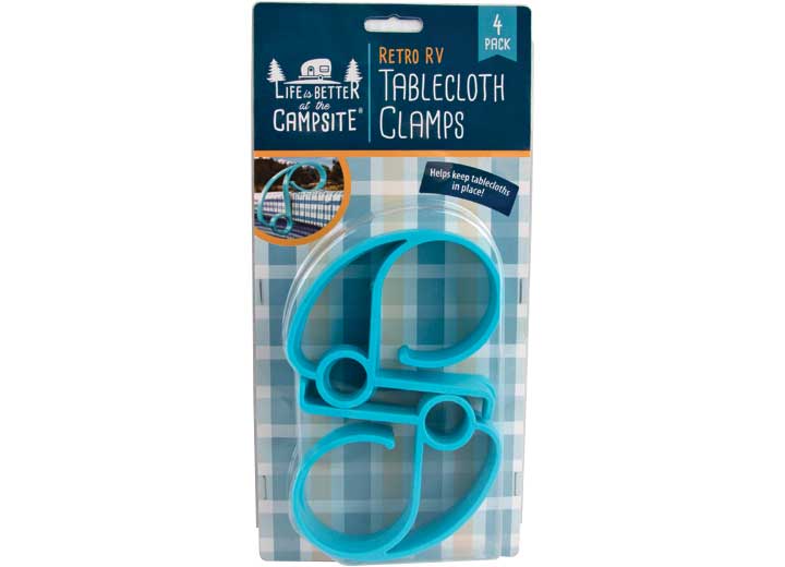 Camco LIBATC - TABLECLOTH CLAMPS - RETRO RV